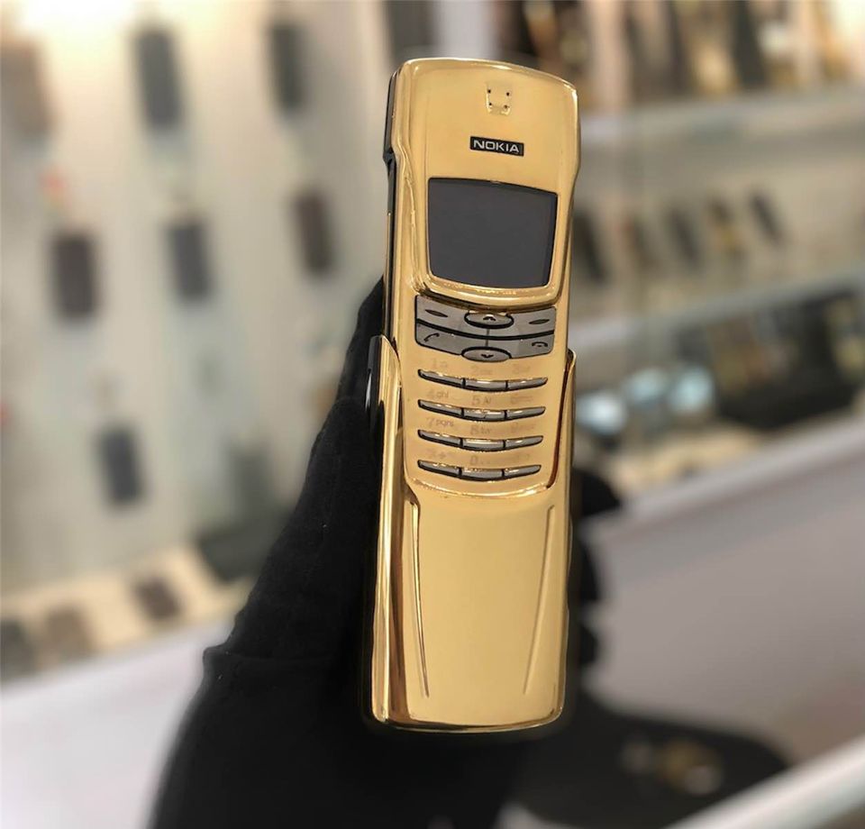 Nokia 8910i mạ vàng 24k chính hãng