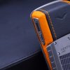 Vertu Ascent Titanium, Carbon Fibre, Black And Orange Leather (7)