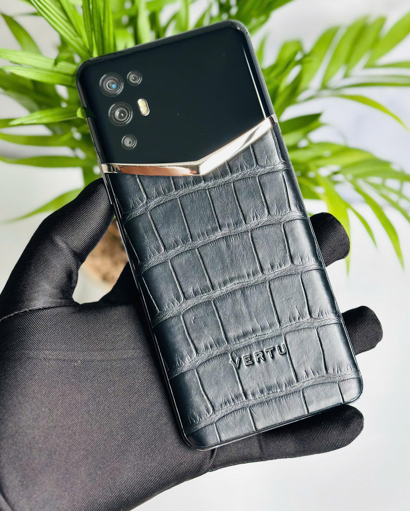 Điện Thoại IVertu 5G Da Cá Sấu