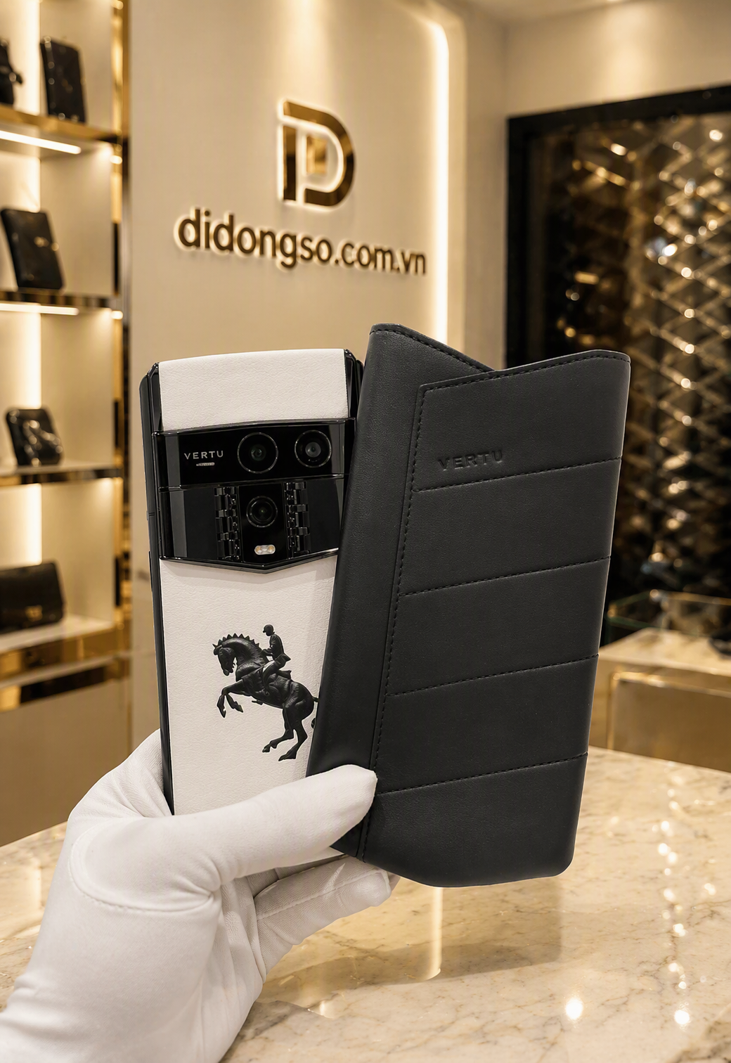 Ốp Lưng Bao Da Vertu Agent Q Cao Cấp